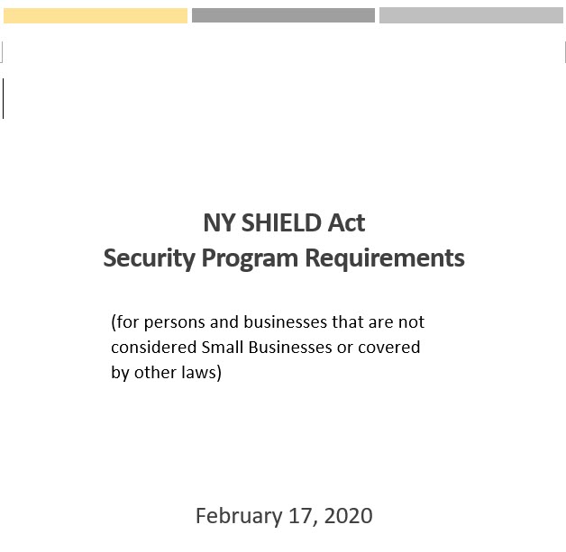 Image of New York SHIELD Act document